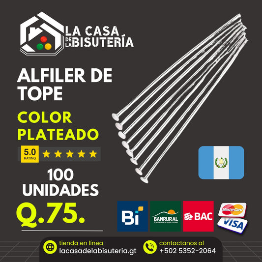 Alfiler con tope
