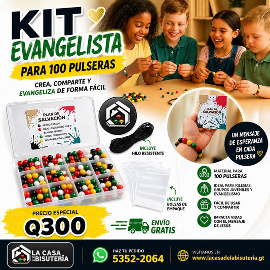 Kit Pulseras Evangelistas