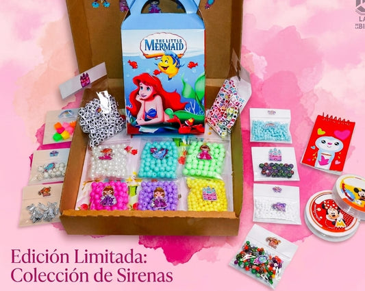 Pack de bisuteria tema la sirenita.