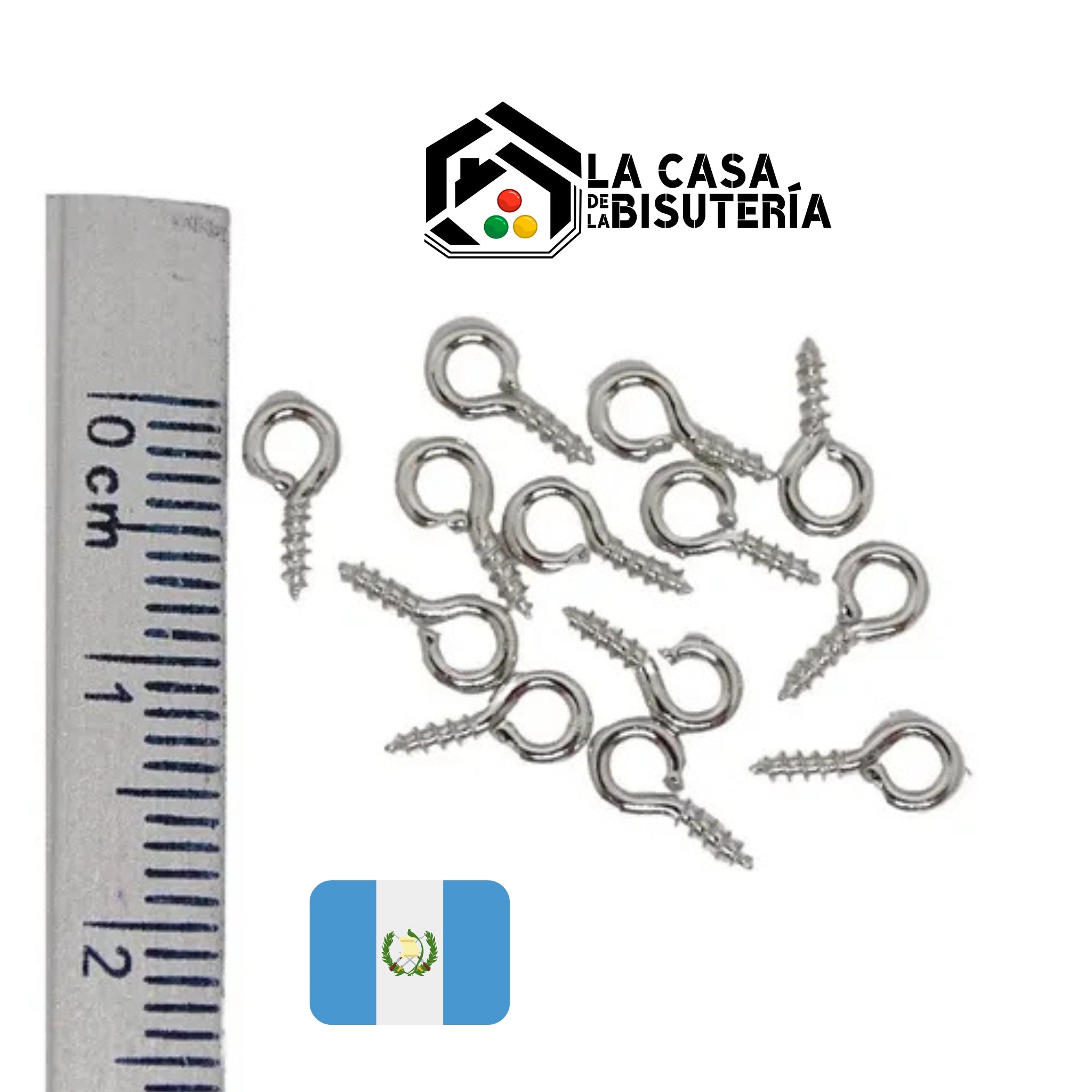 Keyrings with eyelet screw
