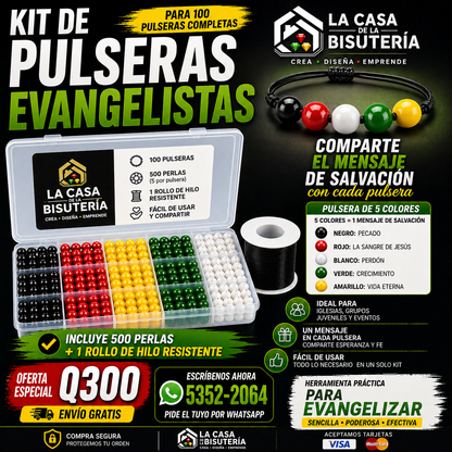 Kit Pulseras Evangelistas