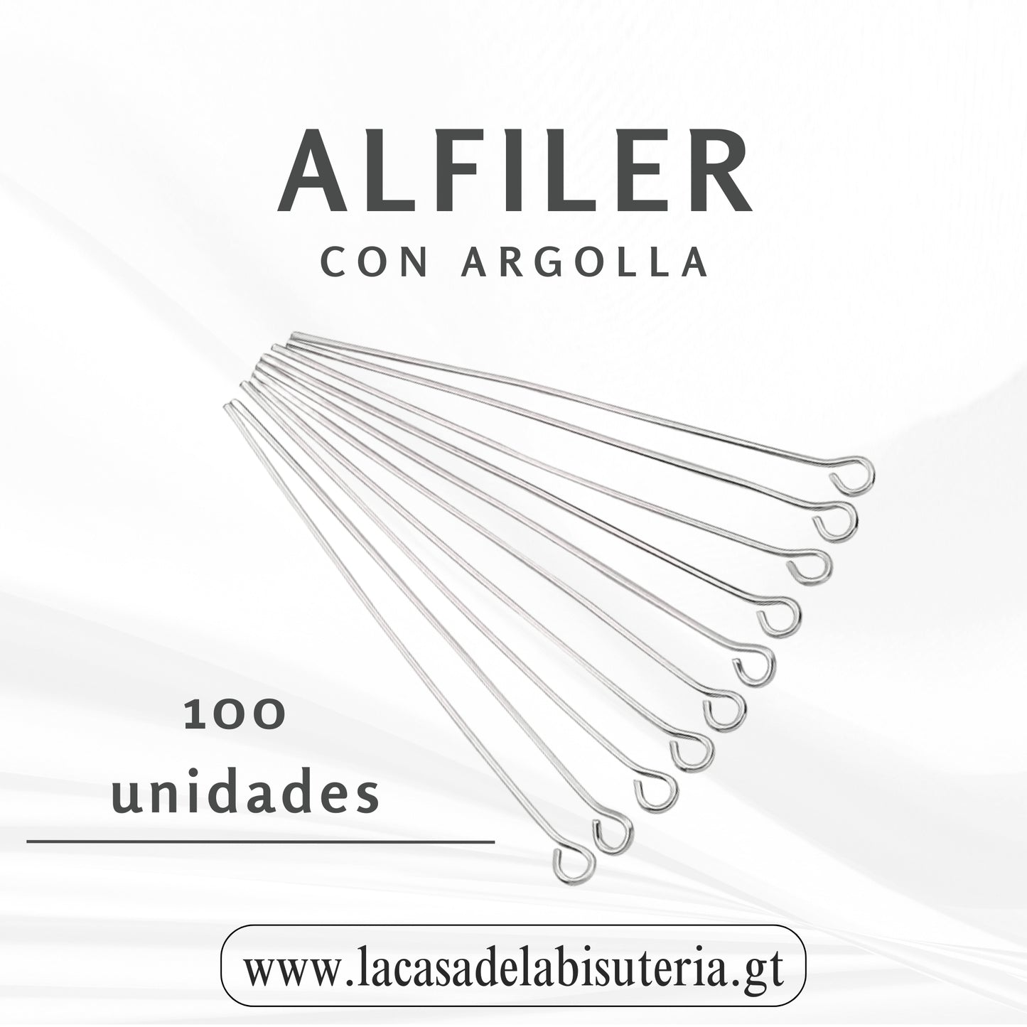 Alfiler con argolla