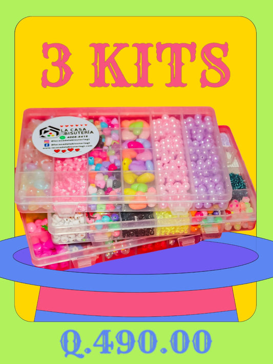 Kits 3 por Q.490.00
